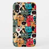 De menigte katten Case-Mate iPhone case (Achterkant)