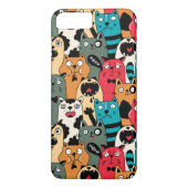 De menigte katten Case-Mate iPhone case (Achterkant)