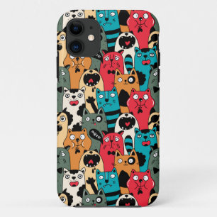 De menigte katten iPhone 11 hoesje