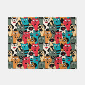 De menigte katten deurmat (Voorkant)