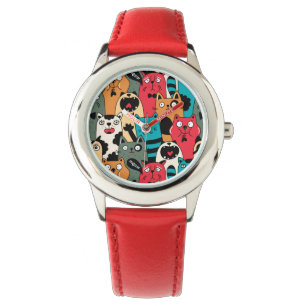 De menigte katten horloge