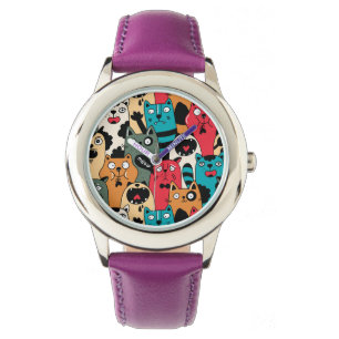 De menigte katten horloge