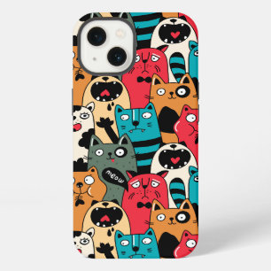De menigte katten iPhone 13 hoesje