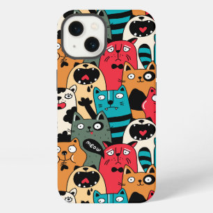 De menigte katten iPhone 13 hoesje
