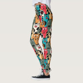 De menigte katten leggings (Links)