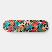 De menigte katten skateboard (Horizontaal)