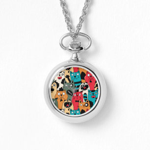 De menigte van katten horloge