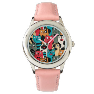 De menigte van katten horloge