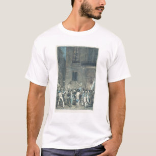 De menigte zwerft de straten van Parijs T-shirt