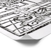 De Menorah verlichten Poster (Hoek)