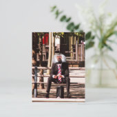 De menselijke aap briefkaart (Staand voorkant)