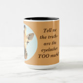 DE MENSELIJKE MOK VAN DE GIRAFFE, "ZIJN DE LASHES  (Midden)