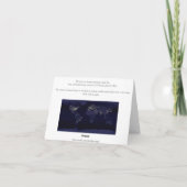 De menselijke voetafdruk kaart (Achterkant)