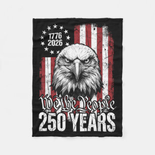 De Mensen 250 Jaar Usa Patriottische Adelaar 1776 Fleece Deken