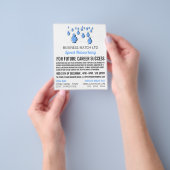 De mensen verbinden, de Gebeurtenis van het Voorzi Flyer (Hand)