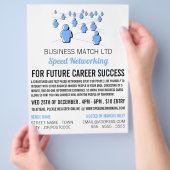 De mensen verbinden, de Gebeurtenis van het Voorzi Flyer (Hand)