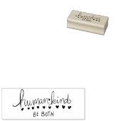 De mensheid is de mens 	rubberstempel (Gestempeld)