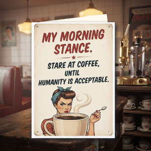 De mensheid is onaanvaardbaar   Vrienden Koffie Hu Kaart