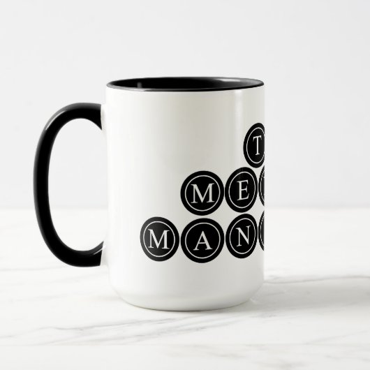 De Mental Manifest Coffee-Mok Mok (Links)