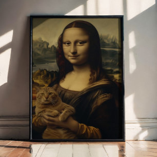 De Meow Lisa Poster