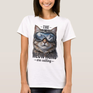 De Meowtains noemen grappige kattenliefhebber T-shirt