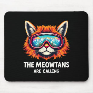 De Meowtains noemen zich Cat Lover Mountain Skier Muismat
