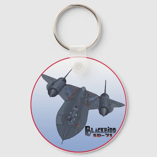 De merel sleutelhanger (Voorkant)