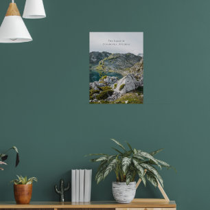 De Meren van Covadonga, Asturië, Spanje reis Poster