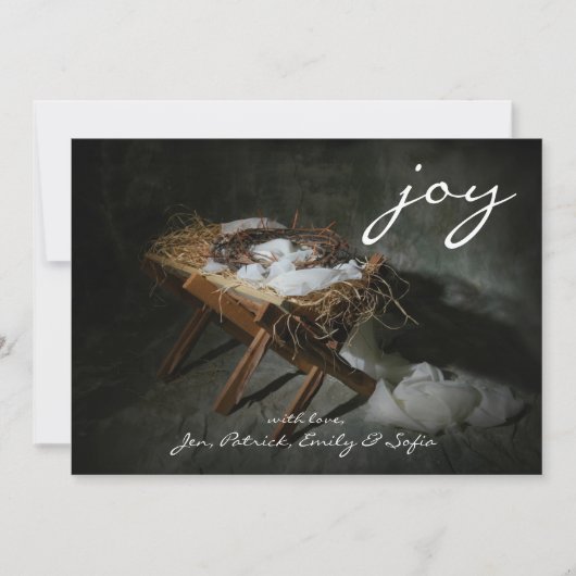 De Metafoor van het Verhaal van Kerstmis Feestdagenkaart (Voorkant)