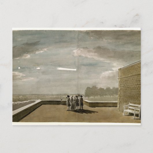 De meteor van 18 augustus 1783, zoals blijkt uit d briefkaart (Voorkant)