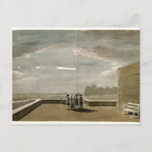 De meteor van 18 augustus 1783, zoals blijkt uit d briefkaart