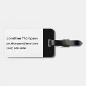 De meteoriet die stookt bagagelabel (Achterkant horizontaal)