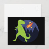 De meteoriet die stookt briefkaart (Voorkant / Achterkant)