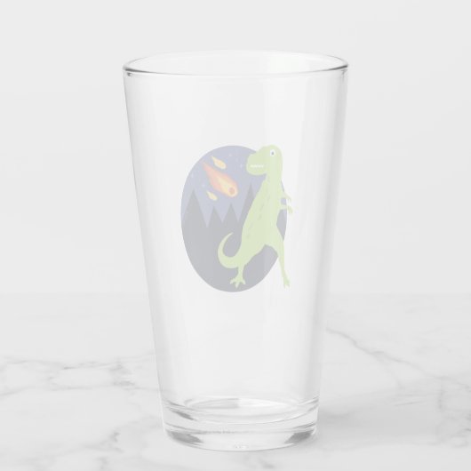 De meteoriet die stookt glas (Achterkant)