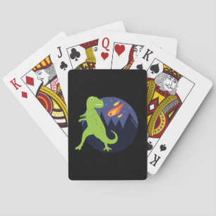 De meteoriet die stookt pokerkaarten