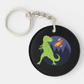 De meteoriet die stookt sleutelhanger (Voorkant)