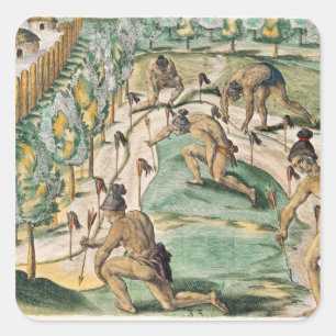 De methode om oorlog te verklaren vierkante sticker