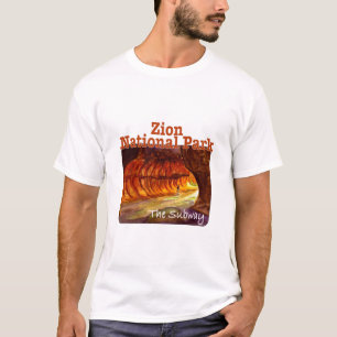 De metro, het Nationaal Park Zion T-shirt