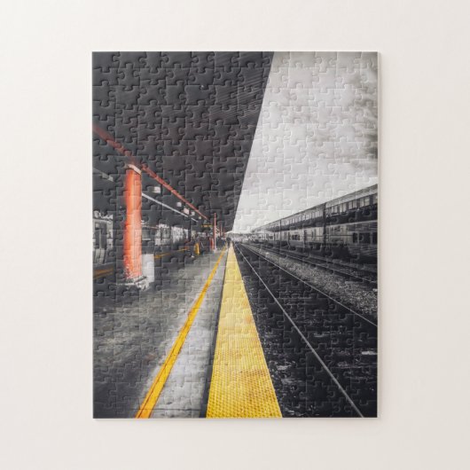 De metro van Daily Jigzaag Puzzle Jigzaag Puzzl Legpuzzel (Verticaal)
