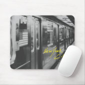 De metro van New York Mousepad Muismat (Met muis)