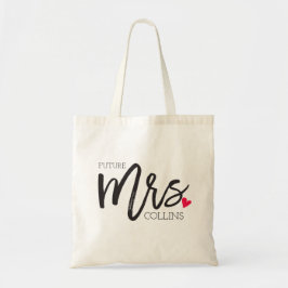 De mevrouw Shoppe | Gepersonaliseerde toekomstige  Tote Bag
