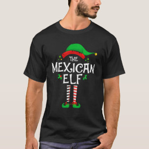 De Mexicaanse Elf Kerstmis Familie Matching Group T-shirt