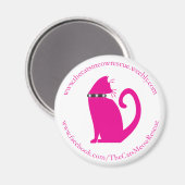 De Miauw Rescue Magnet van de Kat Magneet (Voorkant / Achterkant)