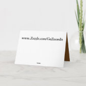 De miauw van de kat Bedankt (Achterkant)