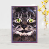 De Miauw van de kat Kaart (Gele Bloem)