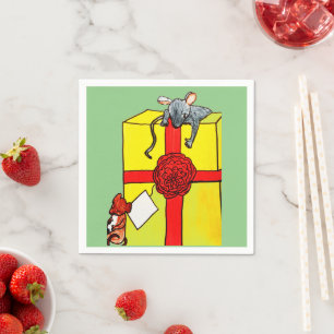 DE MICE EN DE CHRISTMAS AANWEZIG SERVET