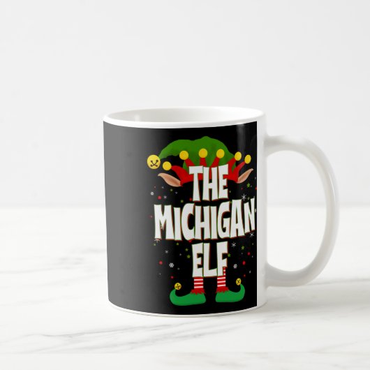 De Michigan Elf Kerst Koffiemok (Rechts)