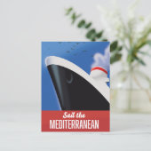 De middellandse zee briefkaart (Staand voorkant)