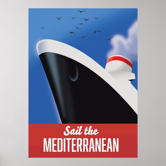 De middellandse zee poster (Voorkant)