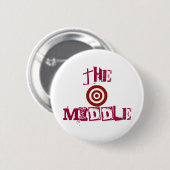 DE MIDDEN-BUTTON 2 RONDE BUTTON 5,7 CM (Voorkant /achterkant)